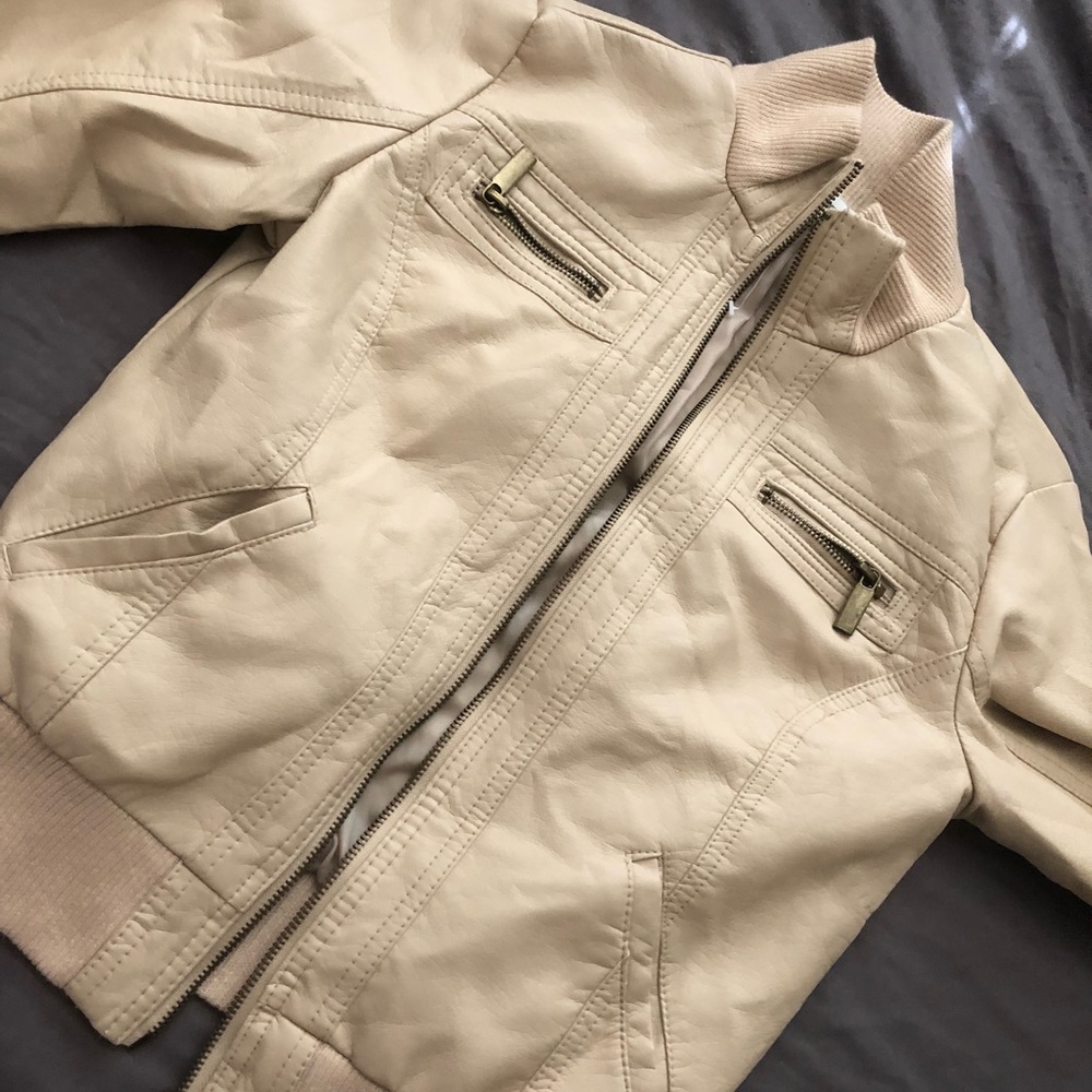 Never used leather jacket